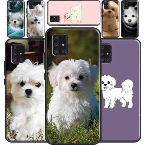 Maltese Dog Puppy Case For Samsung A71 A51 A10 A50 A70 A40 Case For Galaxy A21S A20e A11 A31 A30S M31 M21