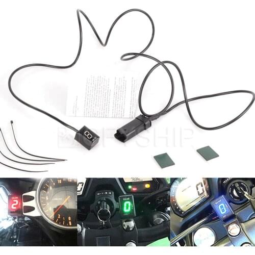 Motorcycle LCD 1-6 Level Gear Indicator Digital Gear Meter For Ducati Monster 696 795 796 821 Streetfighter Hypermotard All EFI