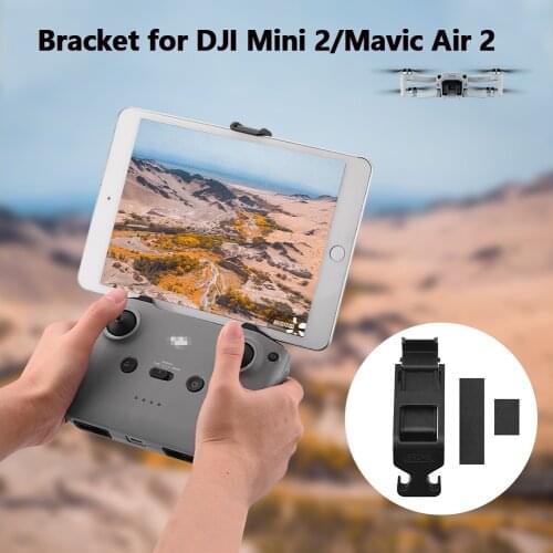 Remote Control Tablet Extended Bracket for DJI Mini 2/Mavic Air 2 Mount Clip Stand Holder Adjustable Drone Accessories