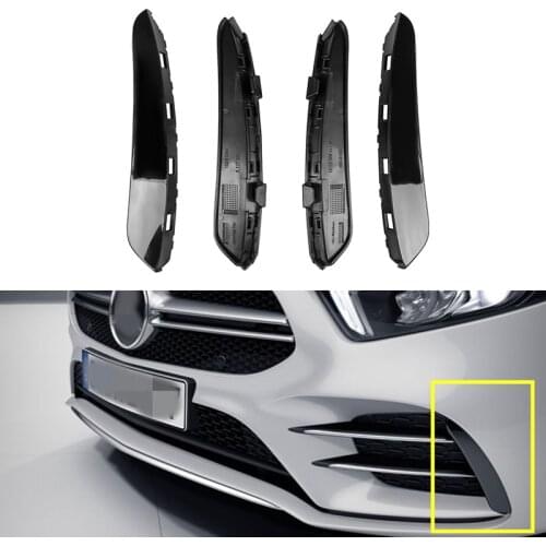 For Mercedes Benz A Class W177 AMG A180 A200 A250 A35 2019 Front Bumper Fog Lamp Air Vent Cover Trim Clip Car Styling Accessory