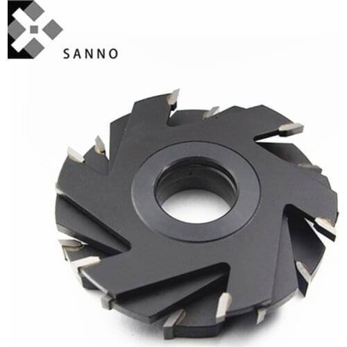 Customize wood grooving end mill 160 mm outside diameter 7 mm width and 40mm bore dovetail milling cutter cnc perforation blade