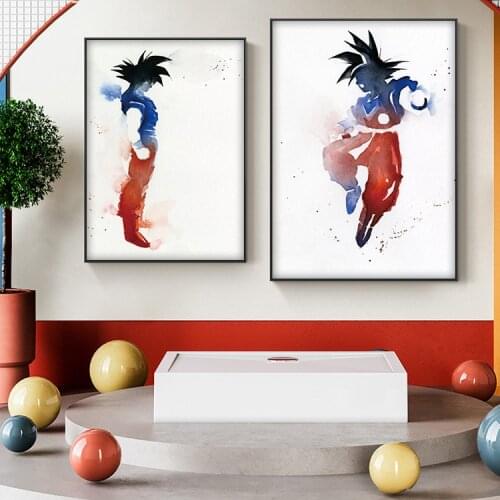 Marvel Superhero Canvas Painting Transformers Super Mary Dragon Ball Gentleman Poster Home Living Room Decoration Painting