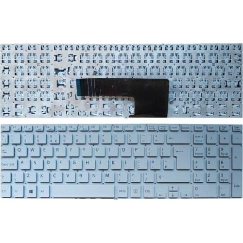 UK laptop Keyboard for Sony VAIO SVF152C29V SVF153A1QT SVF152 SVF15A100C SVF152100C SVF153 SVF1521Q1RW With palmrest upper cover