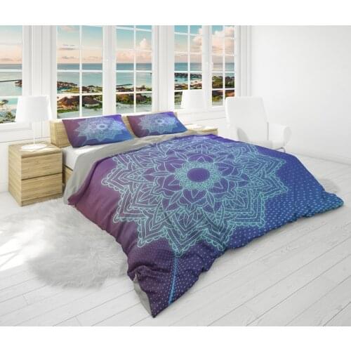 Nordic Bohemian Style Mandala Bedding Set 150×200 220x240 King Duvet Quilt Cover Set Pillowcases 2/3pcs for Bedroom Four Seasons
