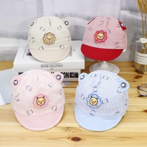Fashion Warm Baby Hat Newborn Boys Cotton Baseball Cap Cute Infant Hats for Girls (Suit for 0-6 Months Babies)