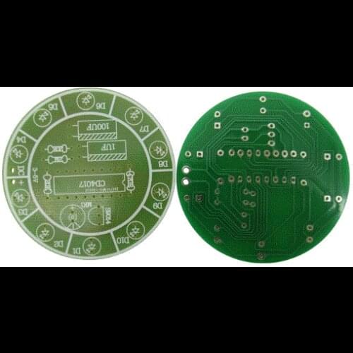 CD4017 colorful voice control rotating LED light kit electronic manufacturing diy kit spare parts student Laboratory