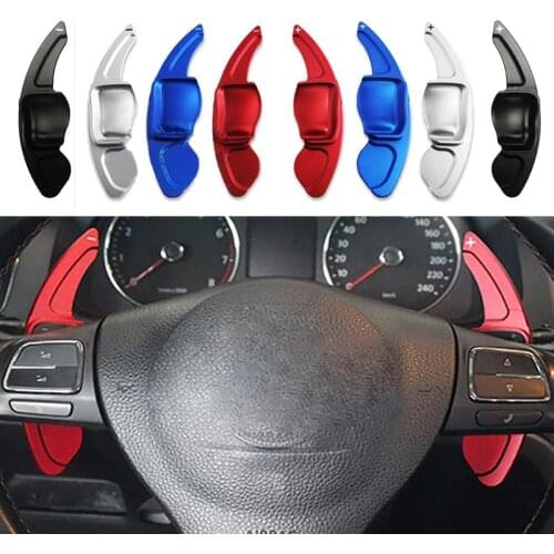 For Skoda Octavia A7 MK3 5E RS VRS Superb B8 Scala Karoq Kodiaq Car Steering Wheel Shift Paddle Extend Shifters Sticker DSG Gear
