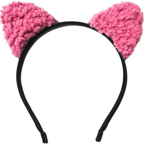 2019 New Super Sweet Cute Cat Ears 3 Color Furry HairBand Headband Headwear