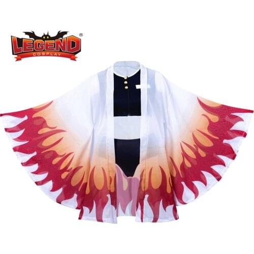 Demon Slayer Rengoku Kyoujurou cloak cosplay Kimetsu no Yaiba Kamado Tanjirou Cosplay Two Piece V Neck Bathing Suit Swimsuit