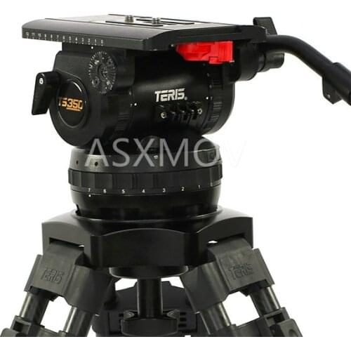 Teris TS350 Fluid Head tripod head teris tripod Fluid Head 150mm head 40KG payload