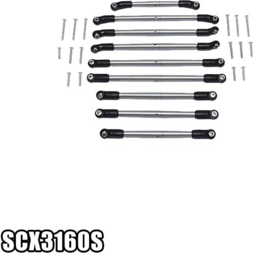 Positive & Negative Thread Adjustable Tie Rods for 1/10 Axial SCX10 III Wrangler RC Car Accessories Parts