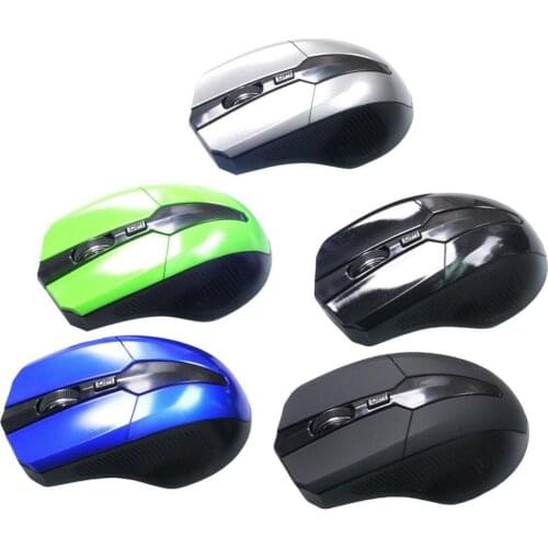 Portable 2.4Ghz Wireless Mouse Adjustable 1600DPI Optical Gaming Mouse Wireless Home Office Game Mice for PC Computer Laptop