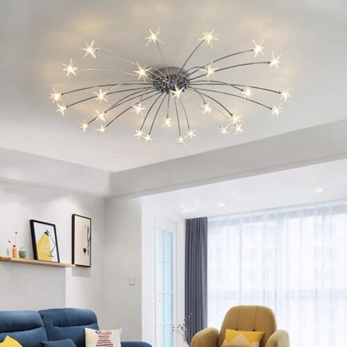 Children Room Luminaria Ceiling Lamp Modern Led Ceiling Light Ice Flower Glass Bedroom Kitchen Plafonnier kids Lighting Fixtures
