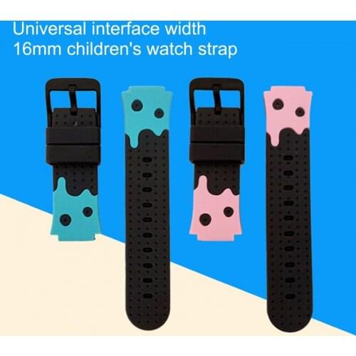 Watch Band Soft Replacement Silicone 20mm Smartwatch Bracelet Wristband for Kids