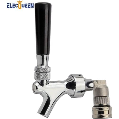 Standard Draft Beer Tap Faucet ,Homebrew Keg Tap Spout & Stainless Steel Beer Dispenser with liquid Ball Lock Quick Disconnect