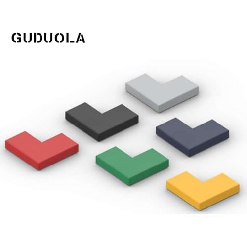 Guduola Building Block 14719 Tile Corner 1x2x2 Special Building Block MOC Small Praticle Parts Bricks Technic 100pcs/lot