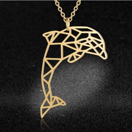 Unique Luxury Dolphin Necklace LaVixMia Italy Design 100% Stainless Steel Necklaces for Women Super Fashion Jewelry Special Gift