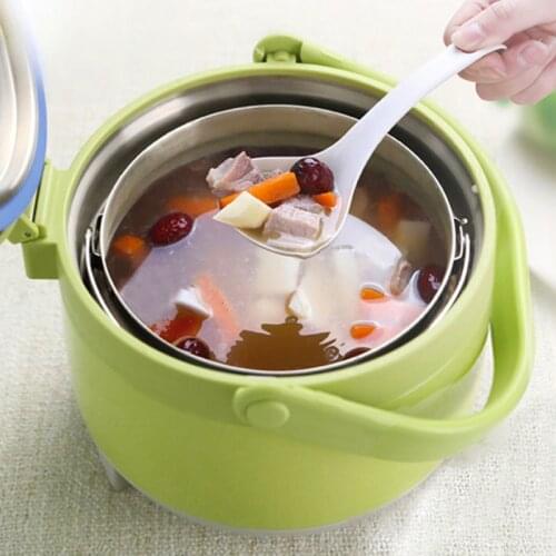 Pinkah 3L 4.5L Vacuum Thermos Food Jar Keep Hot 24 Hours Thermos Lunch Box No Electricity Vacuum Cooking 304 Stainless Steel