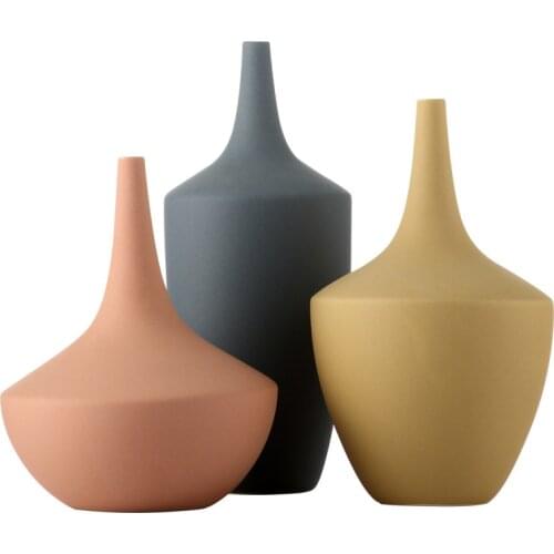 Simple And Modern Flower Arrangement Vase Decoration Model Room home Decoration Decoration Ceramic Crafts Desktop Decoration