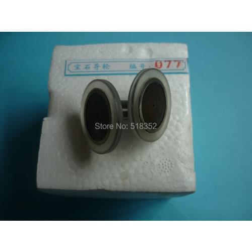 Xieye 077 OD31.5mm x L24mm Axle Dia.4mm High Precision Gemstone Single Side Guide wheel(pulley), for Wire Cut EDM Machine Parts