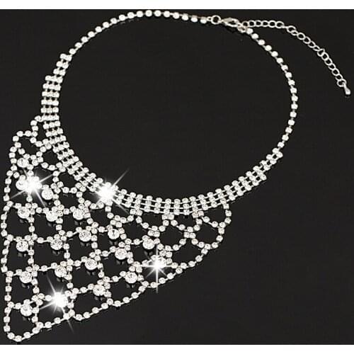 YFJEWE 2017 Hot Selling Women Necklace Wedding Jewelry Crystal Bridal Gifts Choker Necklace Wedding Jewelry Best Gift #N111