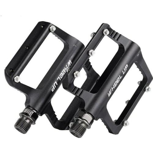 1pair Bike Pedals Mountain Road Bicycle Flat Platform MTB Cycling Aluminum Alloy 9/16" Bicycle Parts