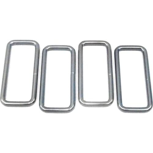 2 Inch Zinc Alloy Rectangle Rings Gunmetal 51x19mm Rectangle Buckles 20pcs/lot