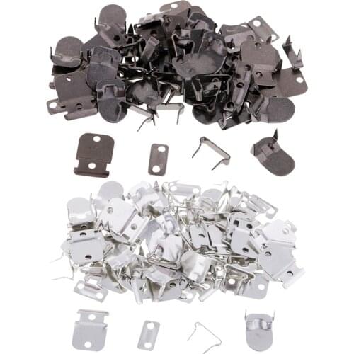 20 Sets Metal No-Sew Hooks & Eyes Closures for Trousers Skirt Sewing Buckle