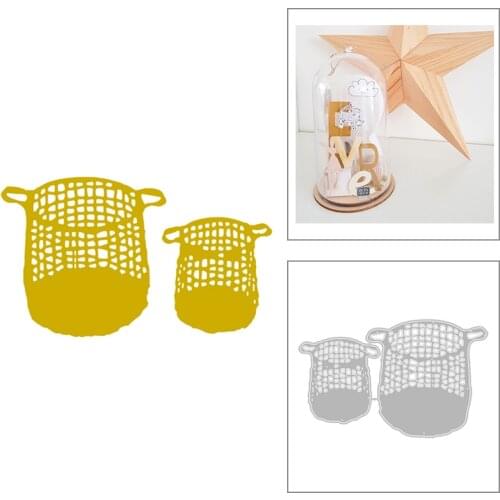 2020 New Basket Metal Cutting Dies For DIY Stripe Embossing Craft Decoration Greeting Card Cut Paper Album Scrapbooking No Stamp