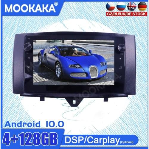Android 10 6+128G For Benz Smart 2011-2015 Multimedia Radio Player Touch Screen Stereo GPS Navigation System DSP Carplay