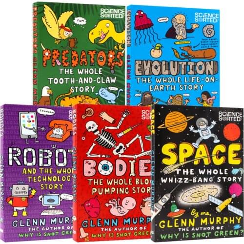 English Original Glenn Murphys Science Sorted 5 Books