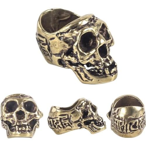 Skull Cigar holder Smoking Accessories Golden skeleton Ring Holder Cigarette Metal Holder Ring Men