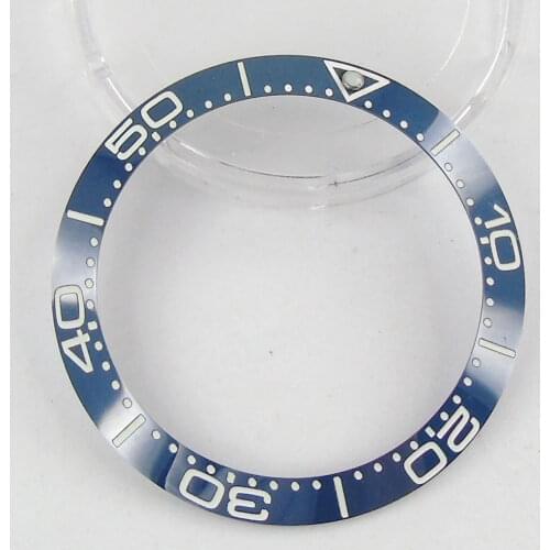 38mm Watch Face Ceramic Bezel Insert For 40mm Submariner Automatic Mens Watches Replace Accessories