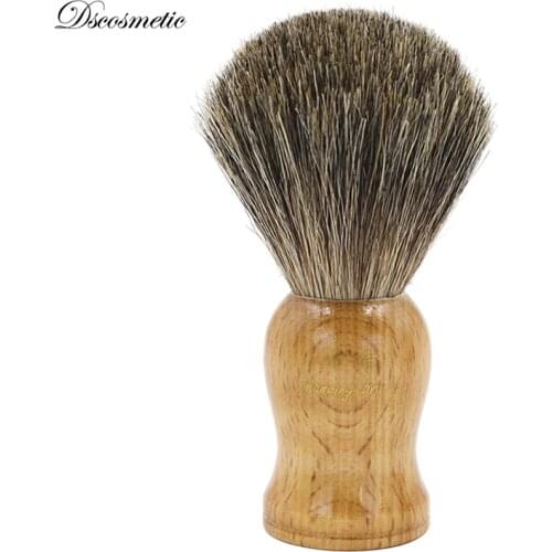 The hand-crafted shaving brush pure badger hair with Wood Handle Shaving Brush Barber tool brush supplies