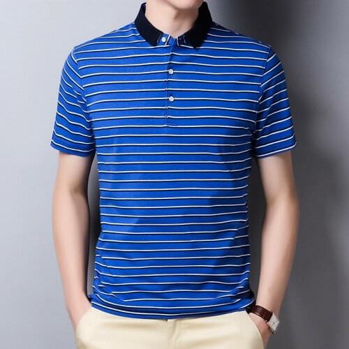 Happy Time Short Sleeve Polos For Men