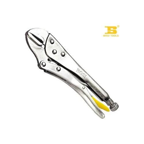 Bosi Tool 5" 125mm Professional Lock-Grip Plier Carbon Steel Silver Tone