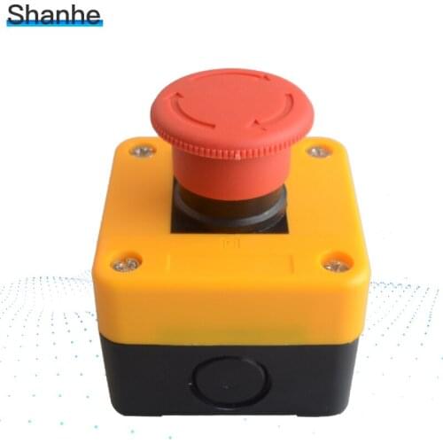 QUALITY silver contacts emergency stop push button switch NO+NC