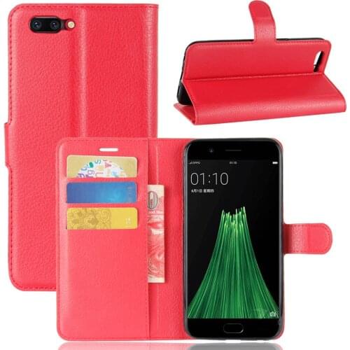 Leather CellPhone Cases For OPPO R11 50pcs Luxury leather Flip wallet creditcard case for OPPO R11 Plus Cover