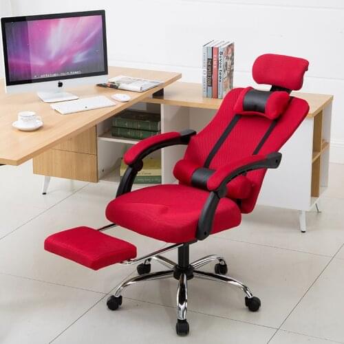 Light Reclining Comfortable Sedentary Lifting Chair Mesh Breathable Multifunctional Furniture Office Gaming Computer Chair