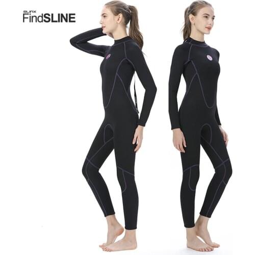 Dive Sail 3MM Neoprene Diving Wetsuit One Piece Women winter keep warm Scuba Snorkeling Suit Spearfishing Equipment Swimsuit