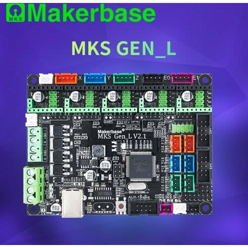 Makerbase 3D printer board MKS Gen L controller compatible with Ramps1.4/Mega2560 R3 support A4988/TMC2208/2209TMC2100 drivers