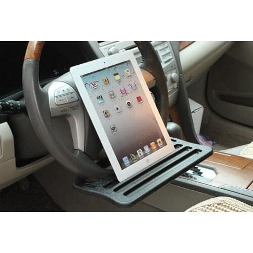 Car Laptop Stand Notebook Desk Steering Wheel Tray Table Food drink Holder Car