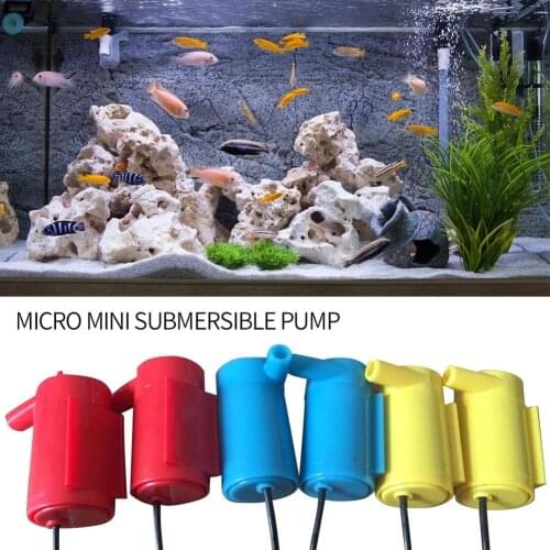USB 1M DC Mute 3V 5V 6V Mini Submersible Water Pump For Aquariums Pond Fish Tank Noise Brushless Motor Pump Garden