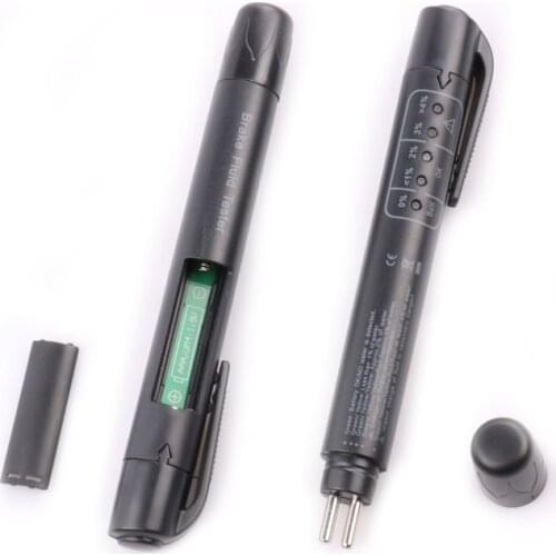 Universal Brake Fluid Tester Tool For Car Accessories Testing detection pen diagnostic Tools Digital 5 Leds