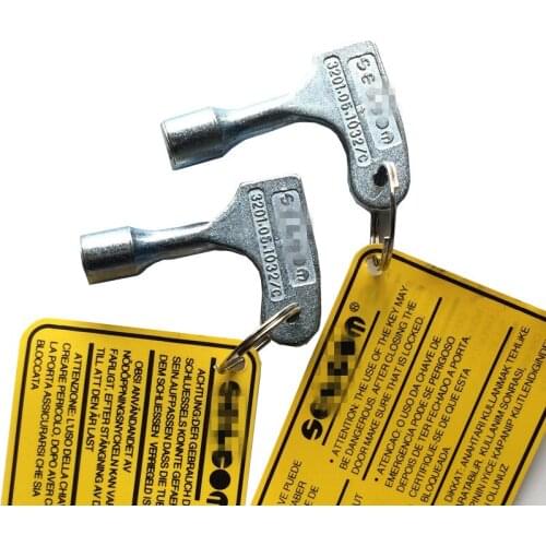 3201.05.1032/C STRUSTESC SEC70000 Lift Triangle Key Suitable for Most Brand Elevators