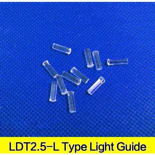 10pcs Clear Color 2.54MM-19MM Light Pipe Guide FOR 2.5MM Diode LED Tube Lampshade Replace LDT2.5