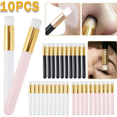 10 PCS Lash Shampoo Brushes Eyelash Extension Nose Cleaning Brush Blackhead Remover Cosmetic Lash Cleanser Deep Cleansing Tool