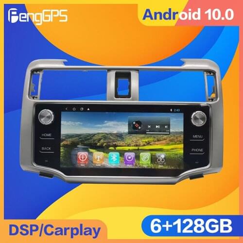 128G Android10 For TOYOTA 4Runner 2009 2010 2017 Car DVD GPS Navigation Auto Radio Stereo Video Multifunction CarPlay HeadUnit