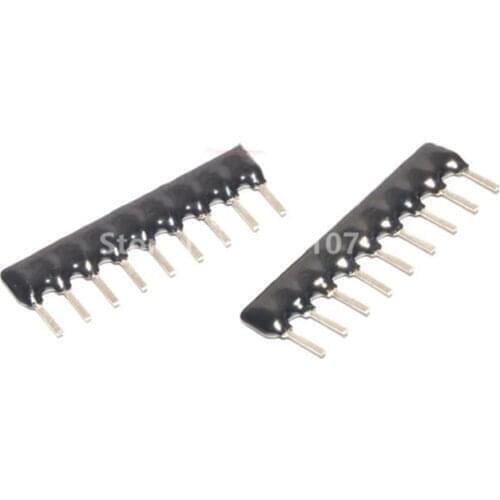 30PCS DIP Exclusion Network Resistor Array 9Pin 10K Ohm A103J 10KR Resistance Network Array A09-103J