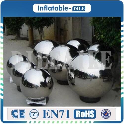 Free shipping door to door 1.0 m PVC inflatable crystal ball,inflatable mirror ball,inflatable mirror balloon